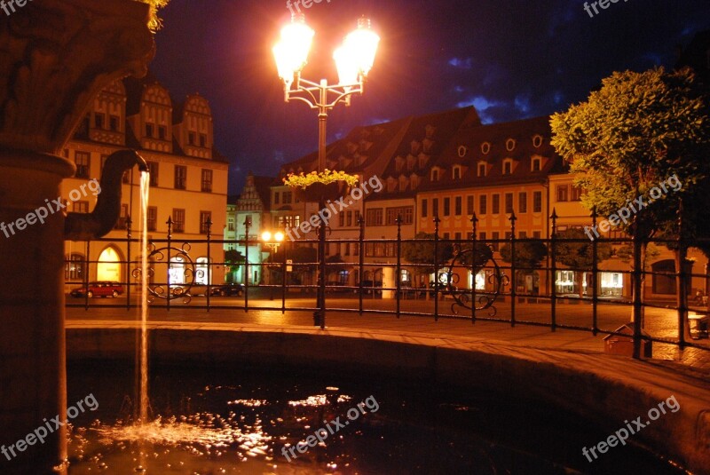 Marketplace Marktplatz Naumburg Fountain Wenceslas Fountain Saxony-anhalt