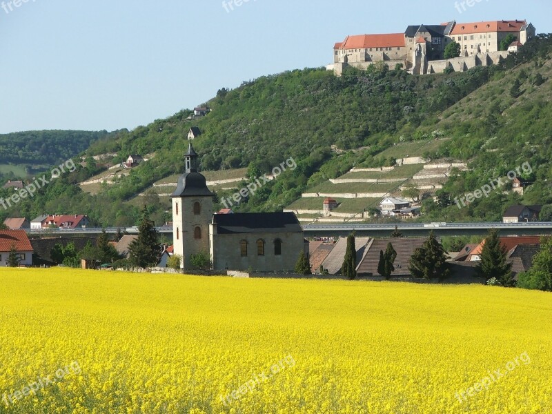 Schloss Neuenburg Freyburg Spring Saale Unstrut Saxony-anhalt