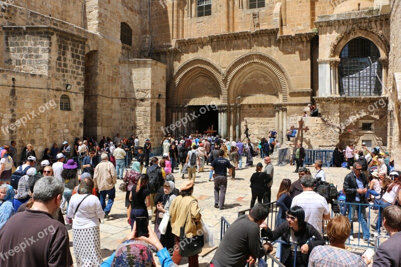 Jerusalem Israel Holy Sepulcher Free Photos