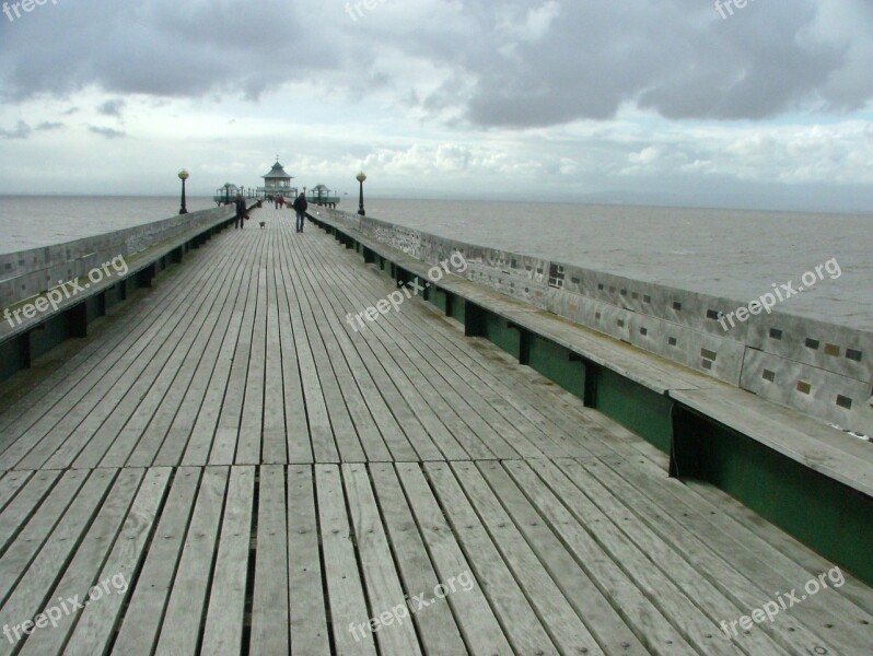 Pier Boardwalk Sea Outdoor Peaceful