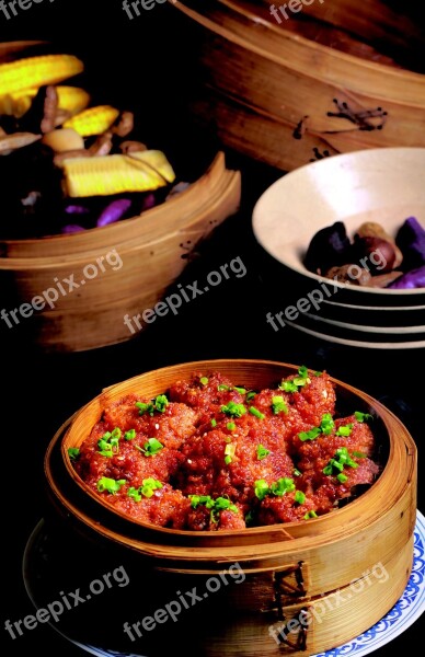 Chinese Steamed Pork Ribs Sichuan Free Photos