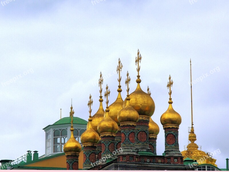 Russia Yaroslav Domes Church Russian Church