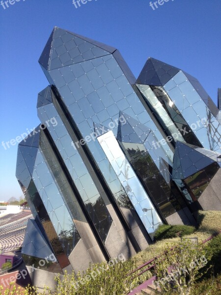 Futuroscope Mirror Amusement Park Modern Architecture