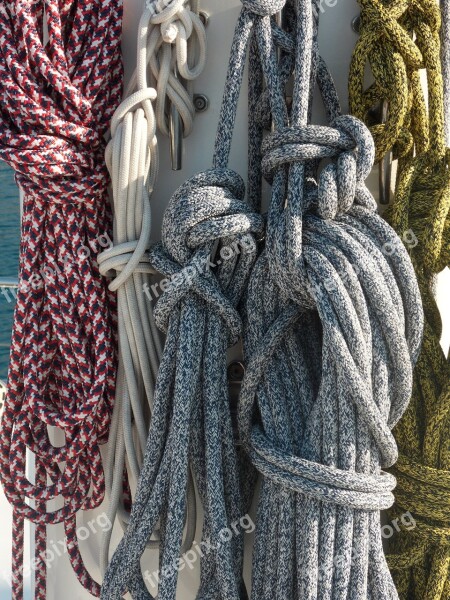 Sailboat Rope Boat Free Photos