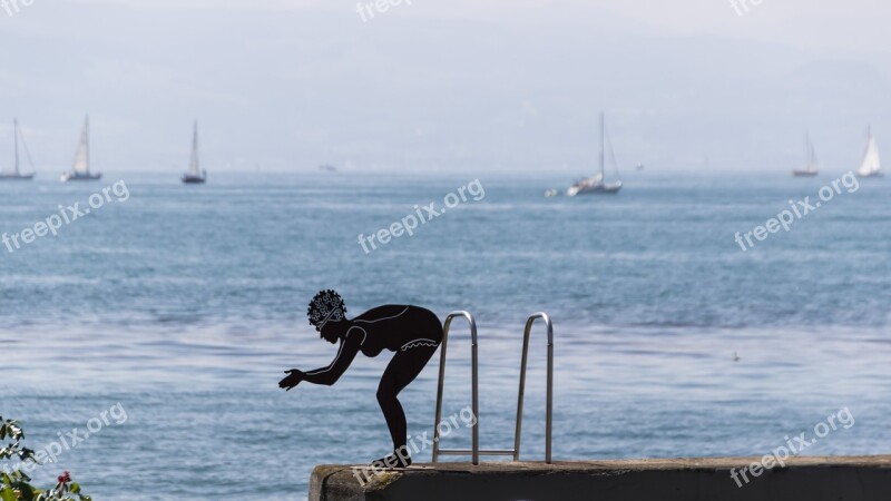 Woman Cooling Cool Water Refresh