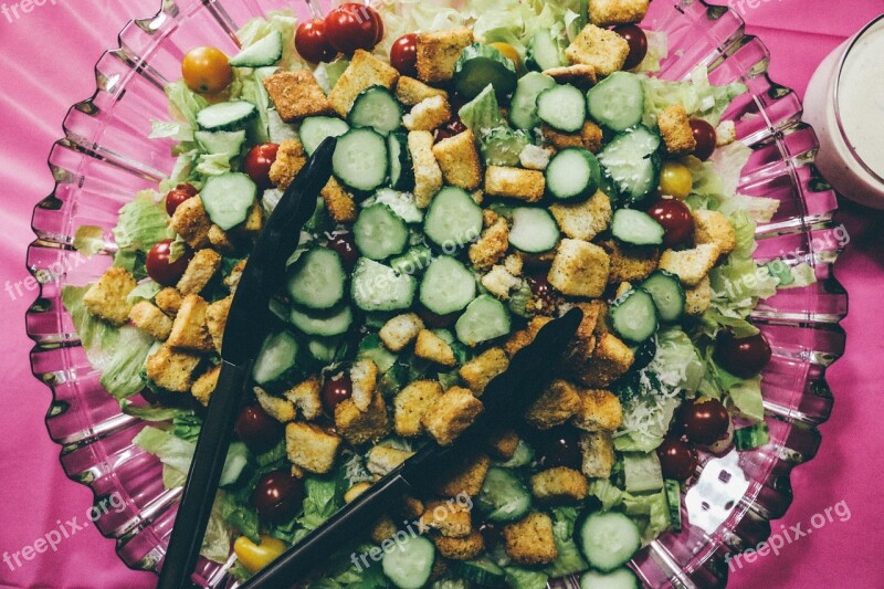 Salad Healthy Food Fresh Vegetable