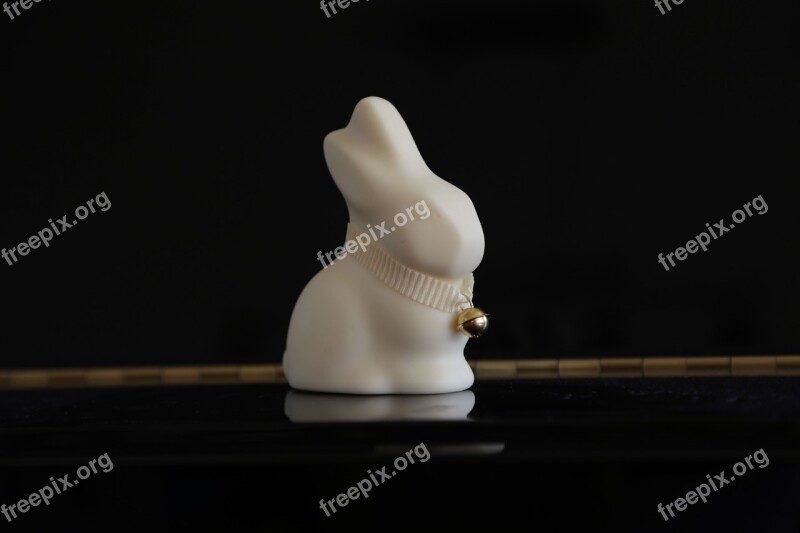 Remove Chocolate Easter Bunny White Sweet