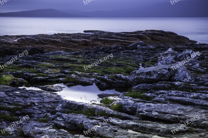 Isle Of Skye Night Elgol Scotland Highlands And Islands