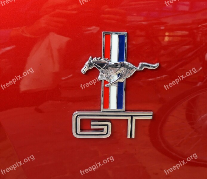 Ford Mustang Auto Paint Body Logo