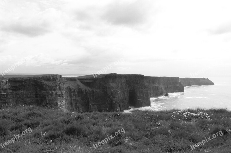 Ireland Cliffs Of Moher Sea Free Photos