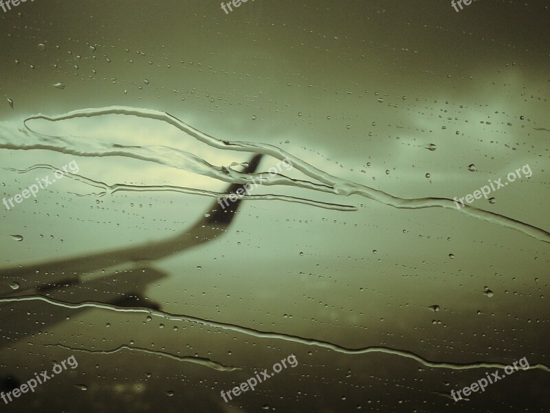 Storm Sky Glass Wet Flying