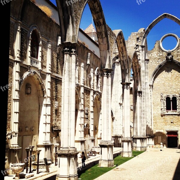 Carmo Convent Lisbon Portugal Convent Carmo