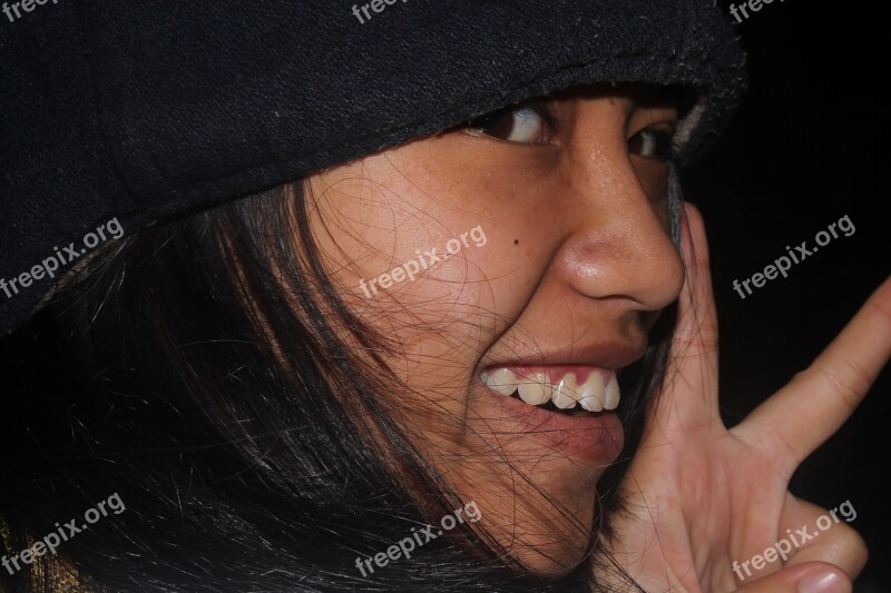 Indonesian Women Smile Close Up Free Photos