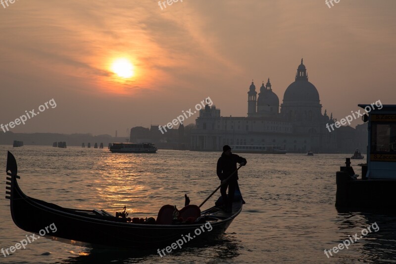 Venice Gondola Wassertrasse Waterways Romantic