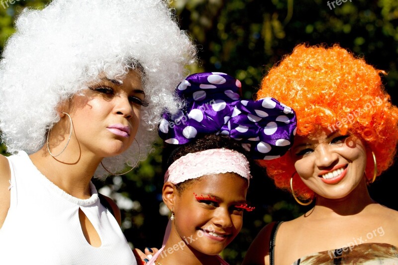 Human Women Portrait Street Parade Wigs