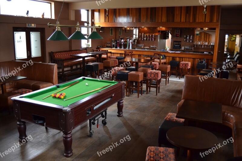 Pub Pool Table Entertainment Bar Free Photos