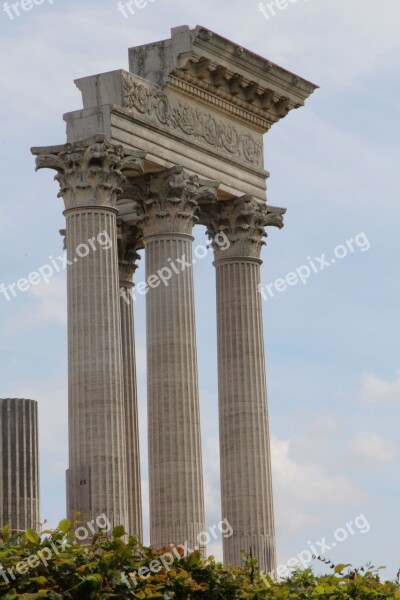 Xanten Roman Architecture Ruin Free Photos