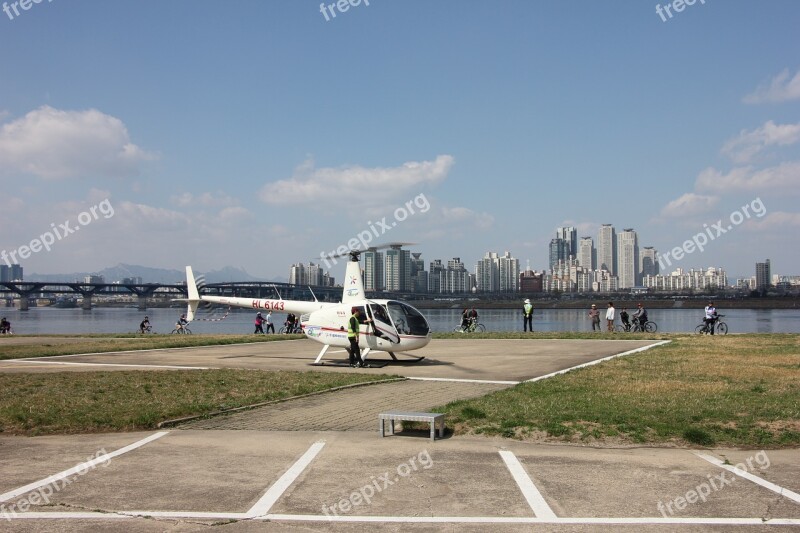 Jamsil Helicopter Travel Tourism Seoul