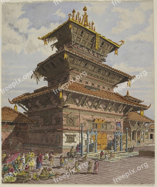 Bhairava Temple Bhatgaon Bhaktapur Nepal