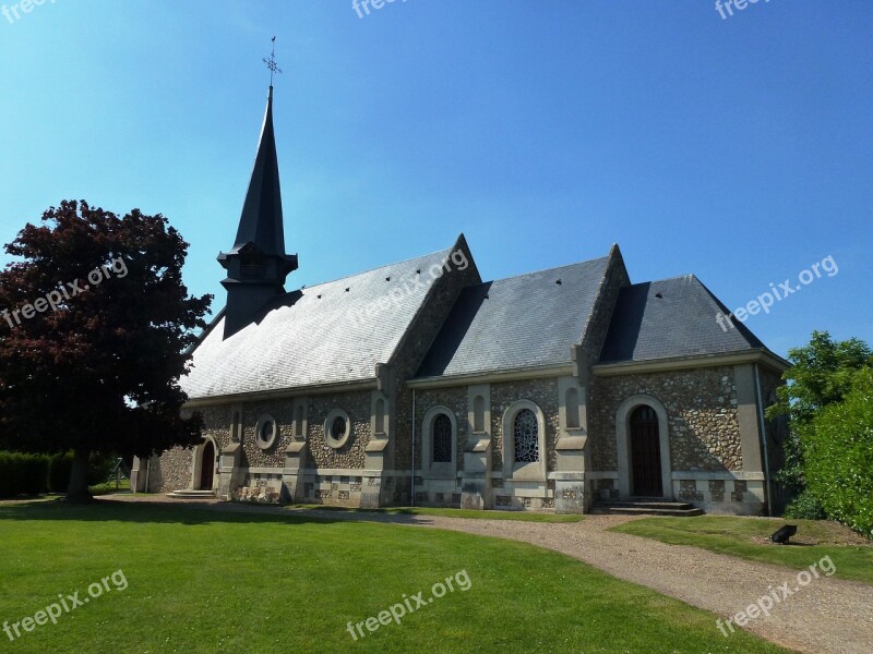 Berville-la-campagne Notre Dame Church France Religious