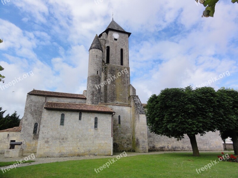 Notre Dame Berneuil Church Exterior Building