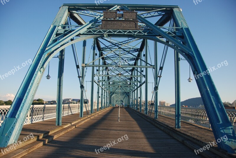 Bridge Chattanooga Linear Free Photos