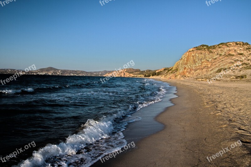 Beach Milos Greece Greek Island