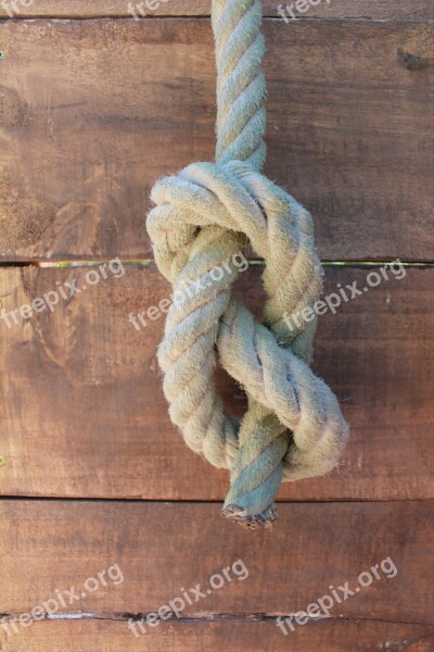 Knot Node 8 Rope Wood Free Photos