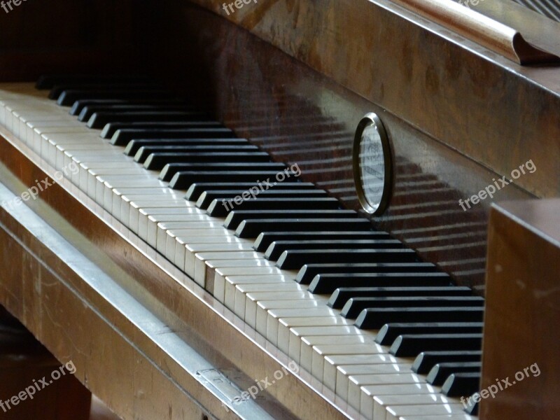 Piano Old Historically Castle Ribbek Music