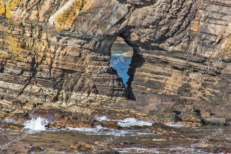 Scotland Highlands And Islands Rock Mood Sea