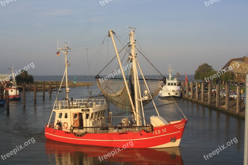 Fishing Vessel Ship Boat Port Sea