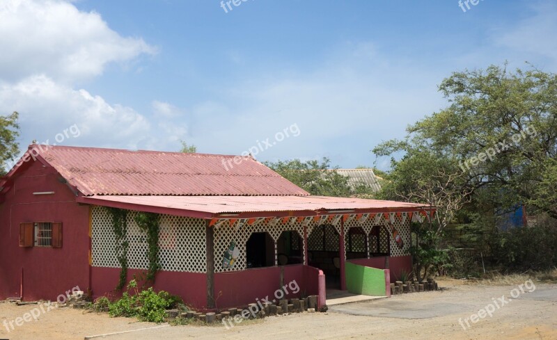 Curacao Traditional Tropical Caribbean Architecture