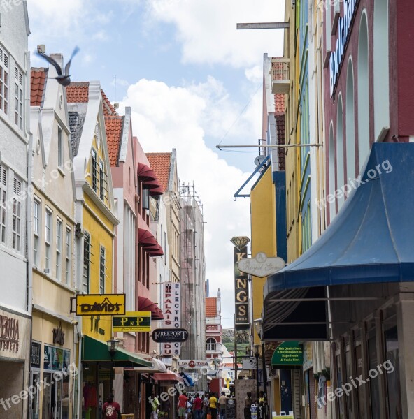 Curacao Willemstad Architecture Buildings Dutch