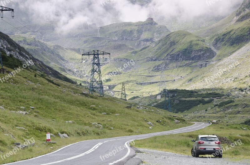 Transfagarasan Route Romania Mountains Karpaty Free Photos