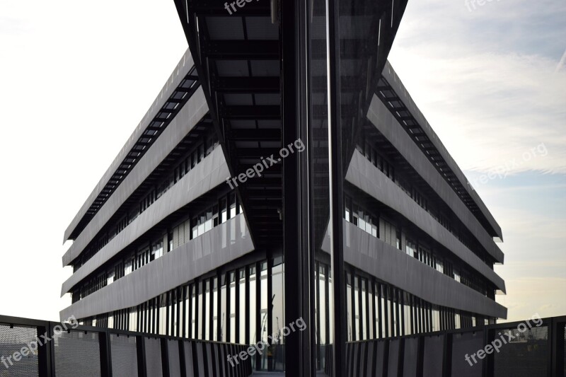 Mirroring Architecture Building Facade Modern