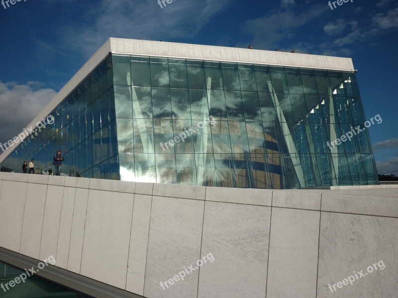 Oslo Opera House Architecture White Mirroring