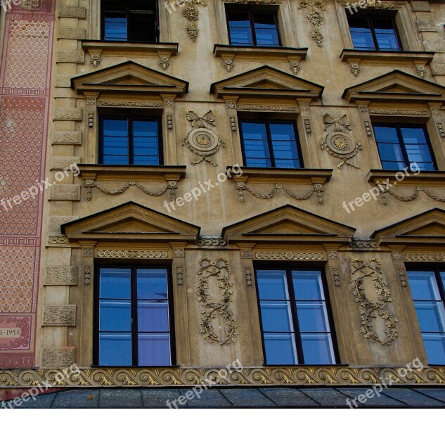 Warsaw Poland Old Town Façades Free Photos