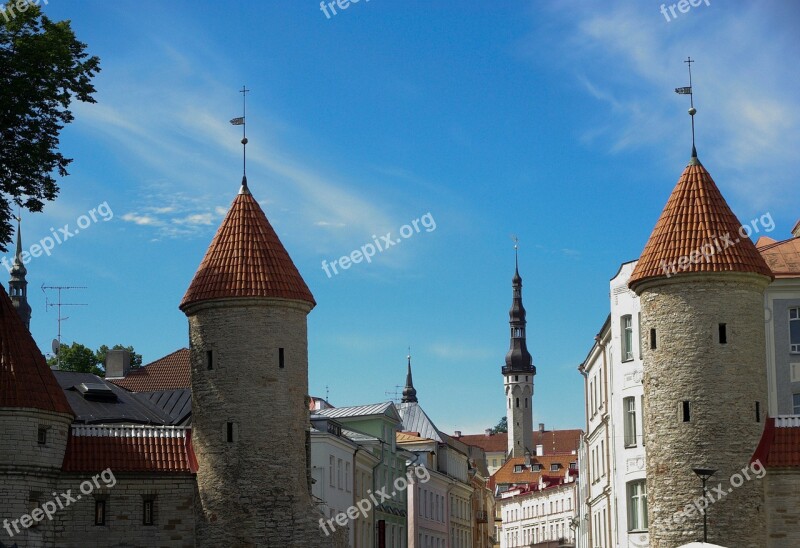 Estonia Tallinn Tours Medieval Town Free Photos