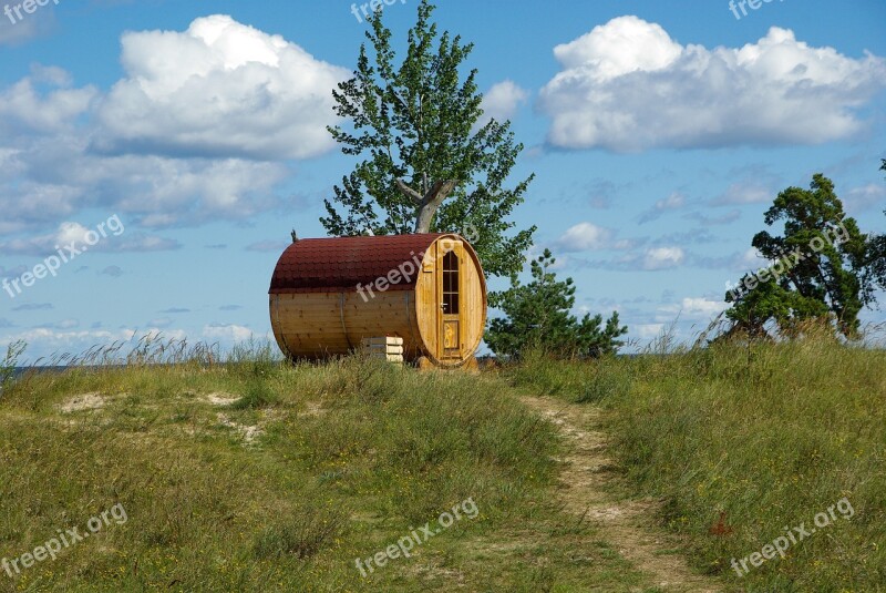 Estonia Sauna Beach Relaxation Free Photos