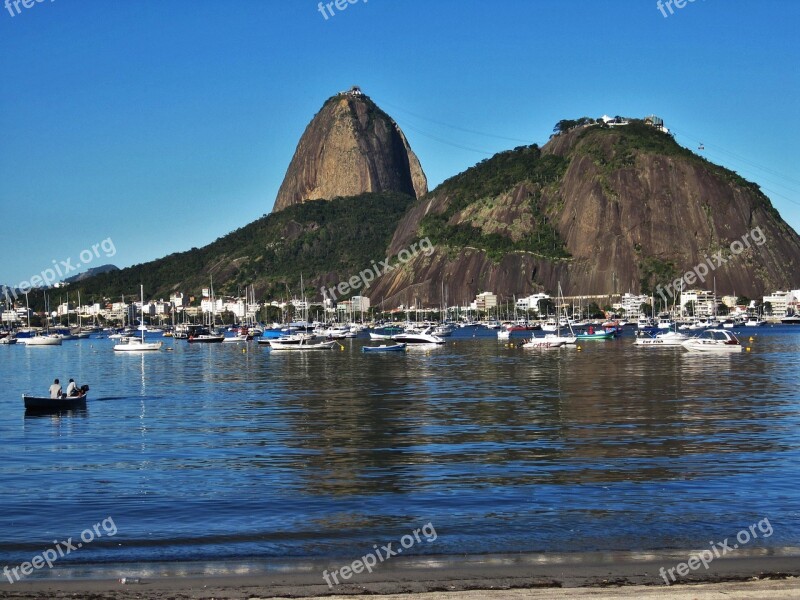 Rio De Janeiro Sugarloaf Brazil Blue Vacations