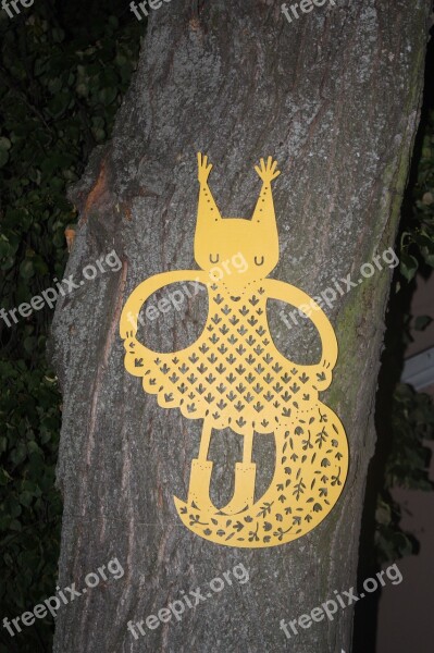 Fox Tree Animal Nature Design