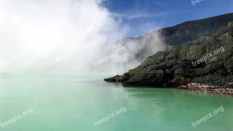 Indonesia Mountain Nature Tourism Travel