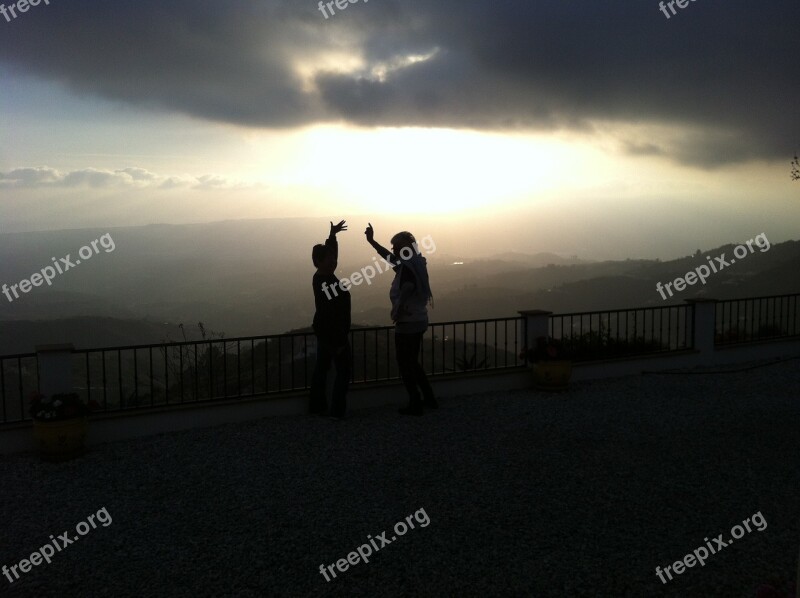 Sunset Evening Sol Spain People