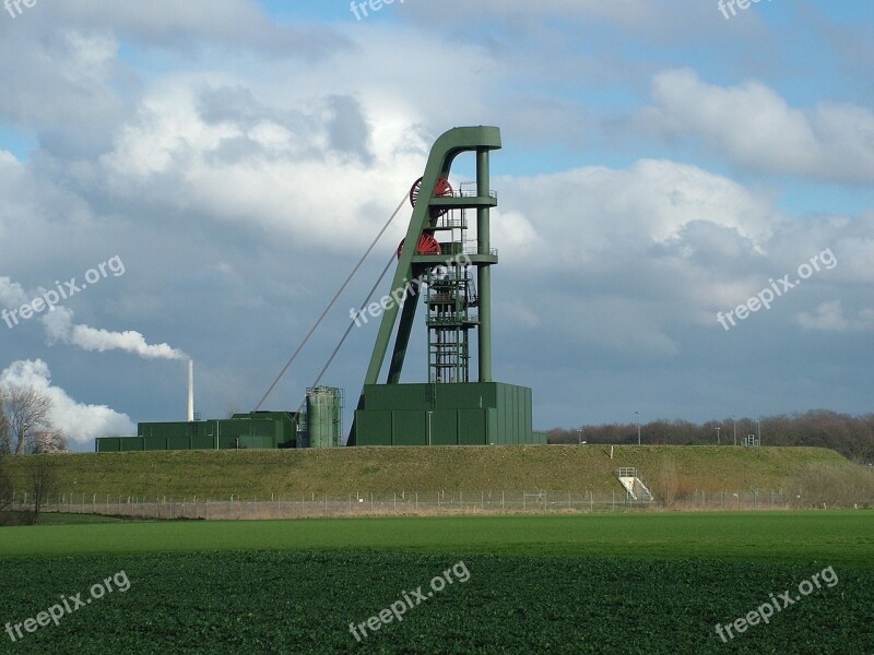 Industry Bill Ruhr Area Pott Headframe