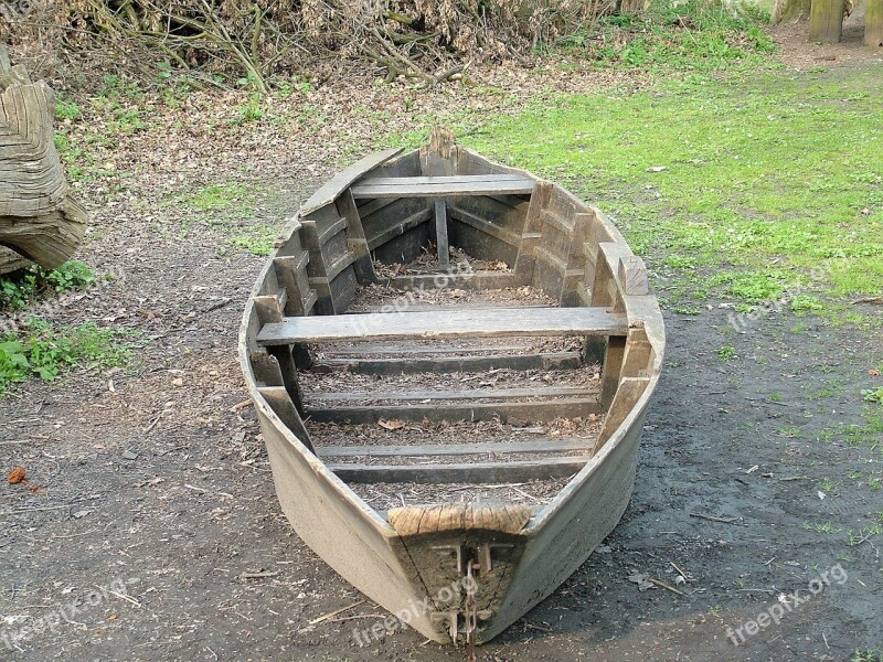 Boat Old Wood Weathering Old Wood