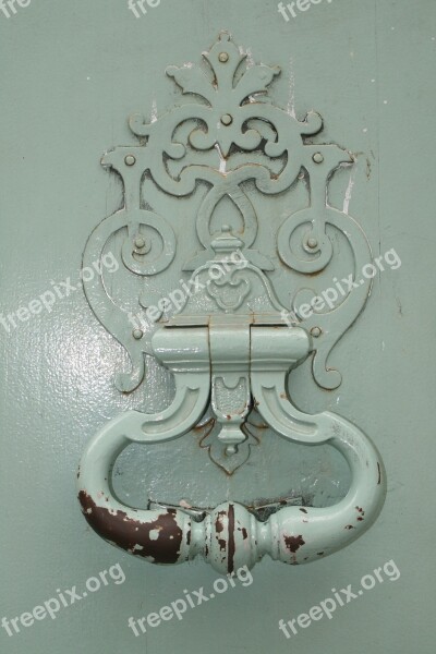 Door Knocker Old Vintage Metal Antique