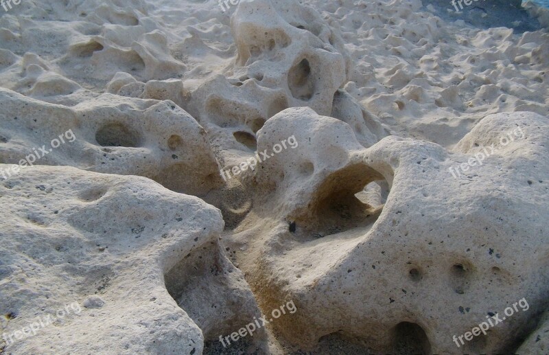 Chicken God Stones Beach Structure Coast