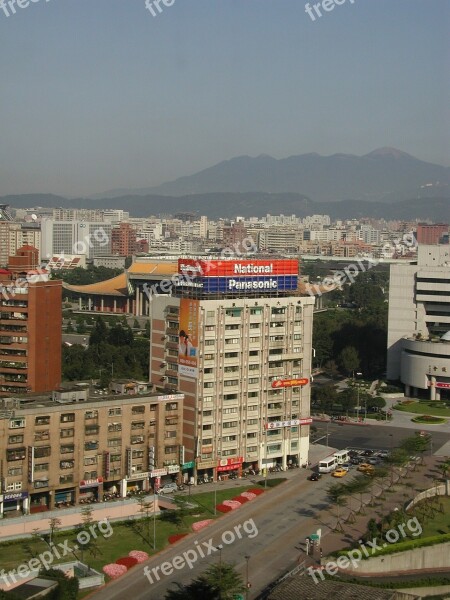 Taipei City China Cityscape Modern