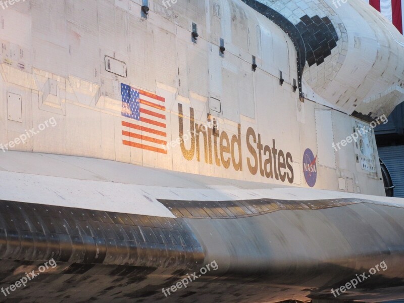 Space Shuttle United States Space Nasa Flag