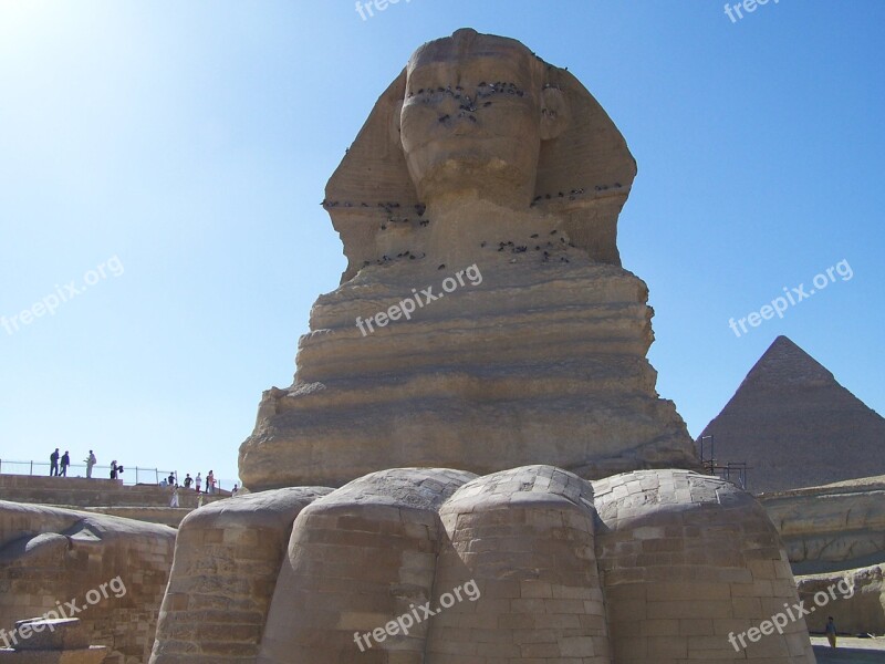 Egypt Sphinx Ancient Africa Stone